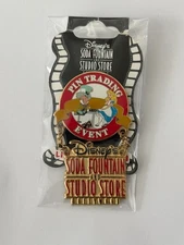 DSF DSSH Alice & Mad Hatter - Pin Trading Event - Logo  2013 LE 300 Disney Pin B