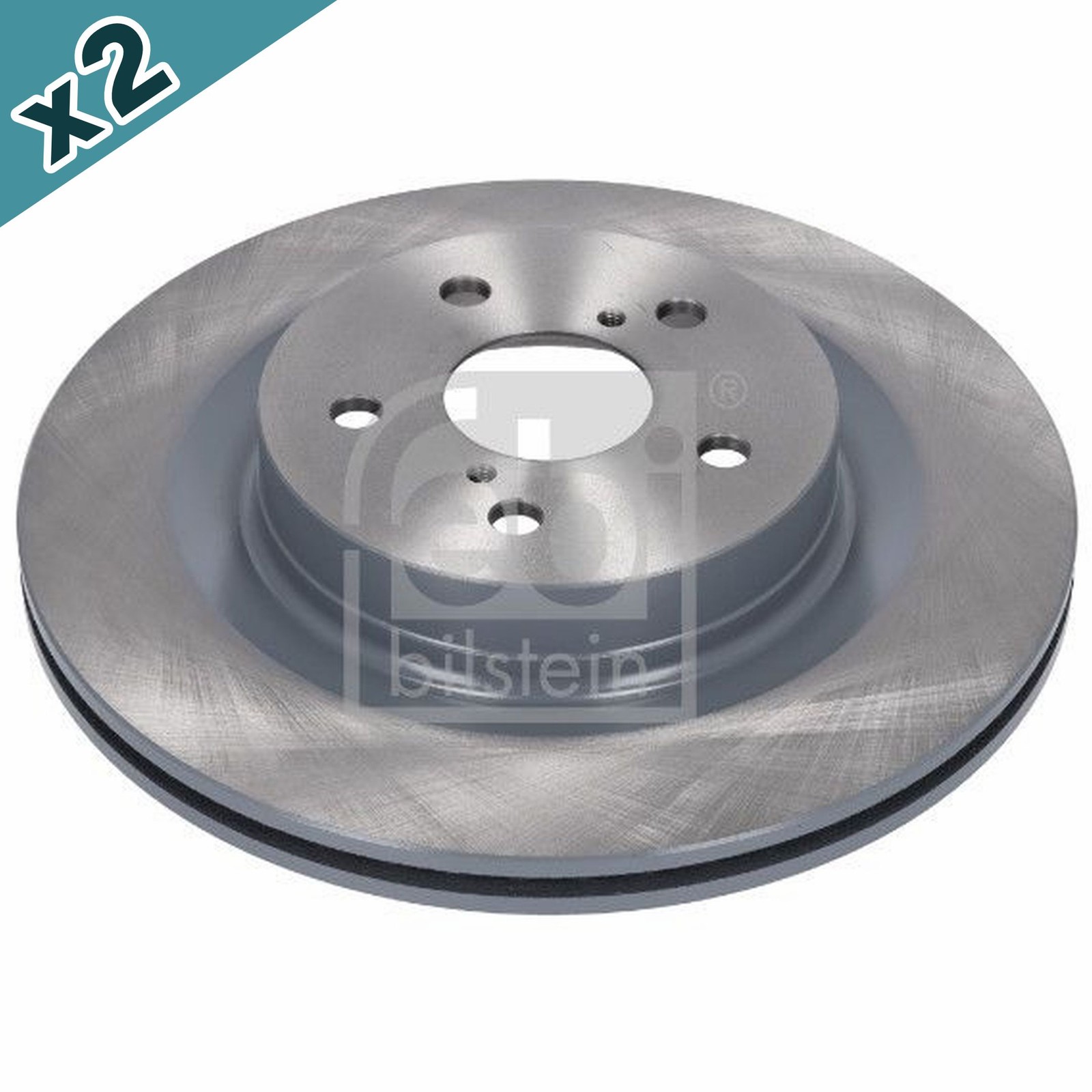 FEBI BILSTEIN 179062 Brake Disc Rear Coated Fits Suzuki Across Toyota RAV4