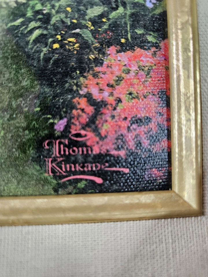 Thomas Kinkade The Garden of Prayer 21.5 英寸 x 17.25 英寸 COA 版 2002 — 第 2/4 张图片