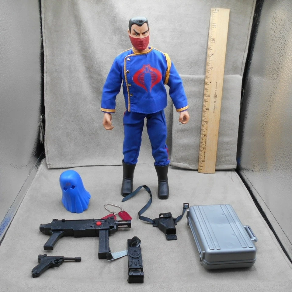 1992 Cobra Commander Hall of Fame G.I. Joe 12" Doll Near Complete Hasbro - Image 2 of 4