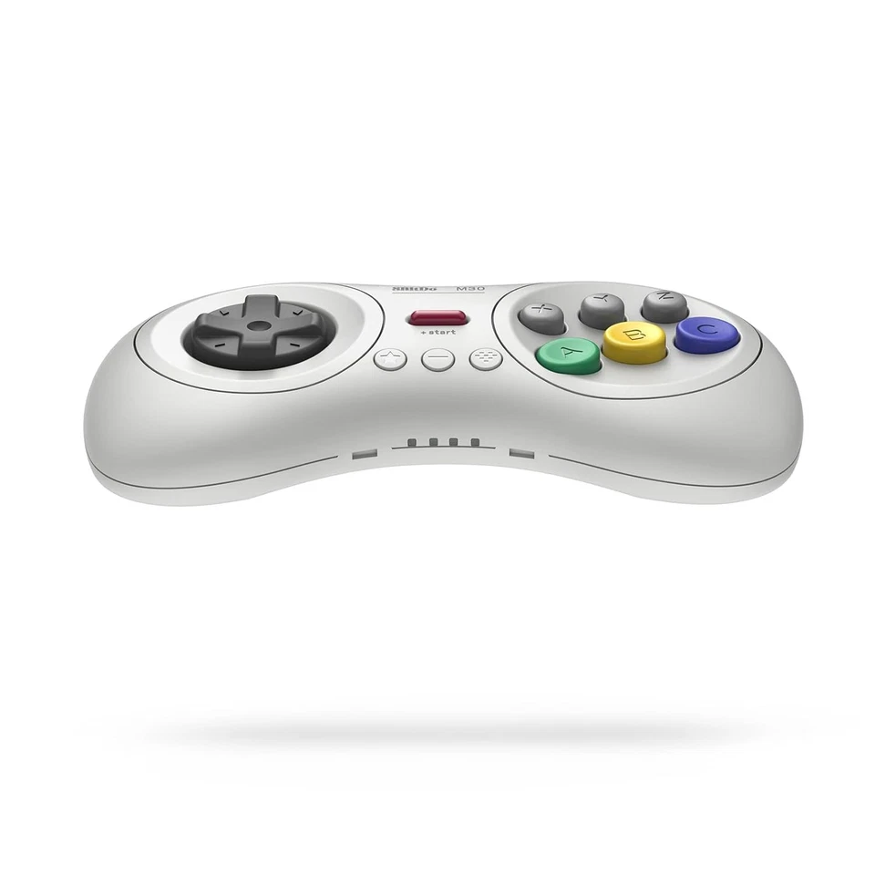 8Bitdo M30 Bluetooth Controller for Sega Genesis Mini, Nintendo Switch - White - Image 3 of 4
