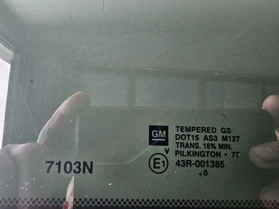 Chevrolet Impala Sunroof Glass Moonroof Factory OEM Top 2006 2007 2008 2009-2013 - Image 3 of 4