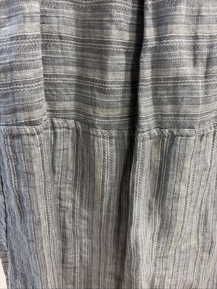 Falda de lino FLAX pequeña minimalista larga gris Maxi Lagenlook Foto 3 de 4