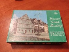 DDR Weimarer Gebäck Mischung Delikat Pappschachtel