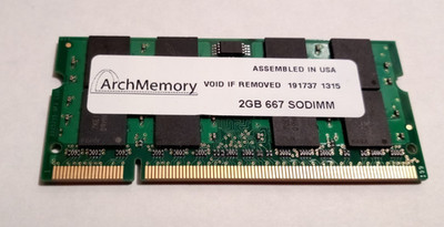 Arch Memory 2 GB DDR2 SODIMM Memory RAM for eMachines eM250-1162 computer