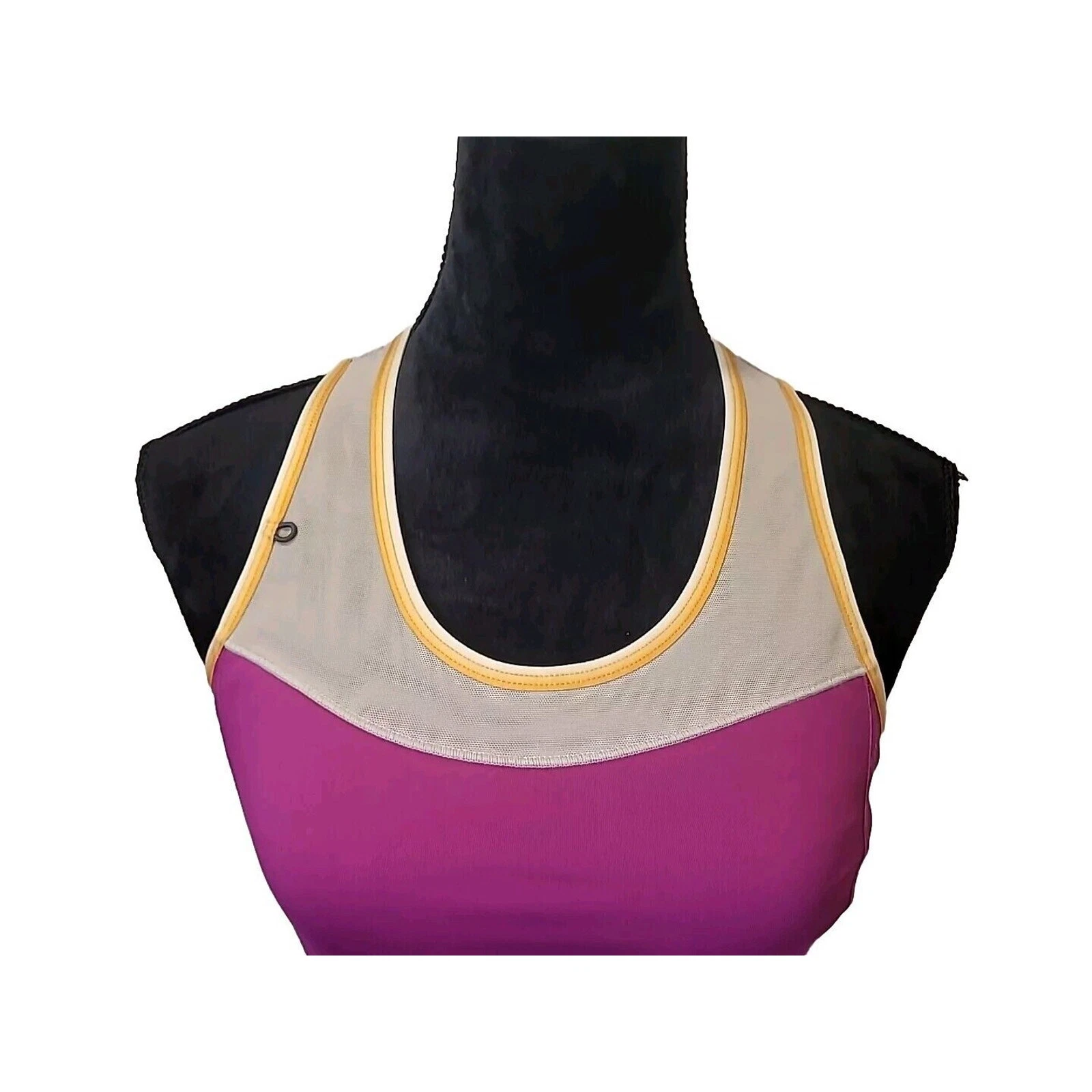 lole fuchsia running yoga athletic workout pocket nice tank-top