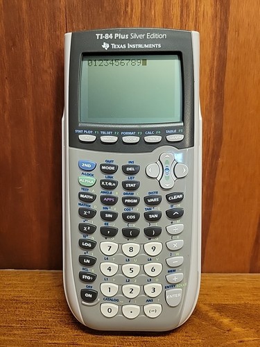 Texas Instruments TI-84 Plus graphischer Taschenrechner - Silber
