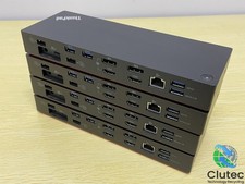 QTY LOT 4 Lenovo ThinkPad Thunderbolt 3 Dock Gen 2 Docking Station No AC Adapter