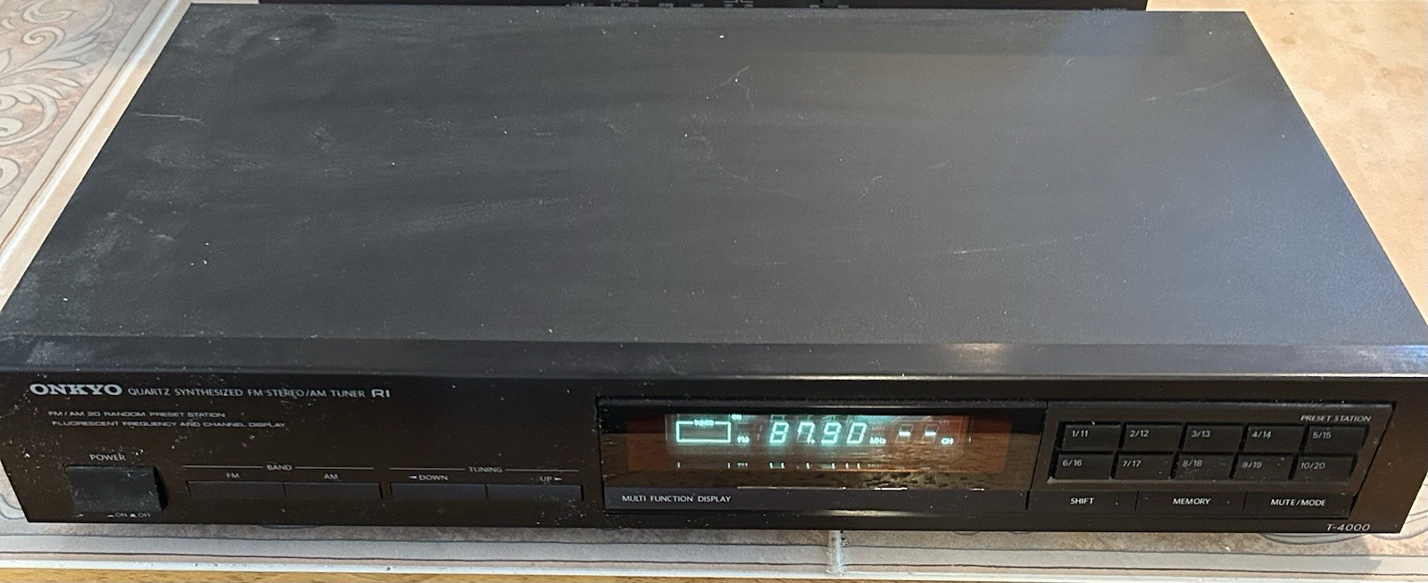 Onkyo T-4080 vintage audio equipment - eBay listing photo 3