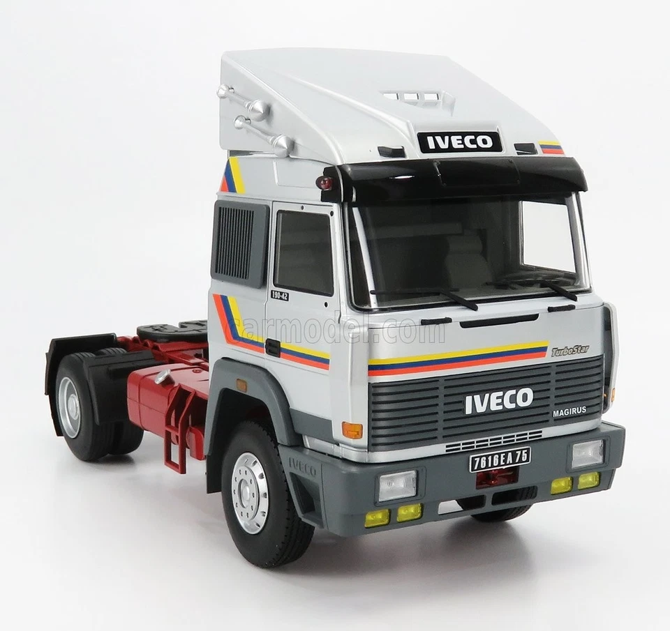 IVECO FIAT MAGIRUS TURBOSTAR TRACTOR TRUCK 2-ASSI 1988 ROAD KINGS RK180074 1:18 - Photo 4/4
