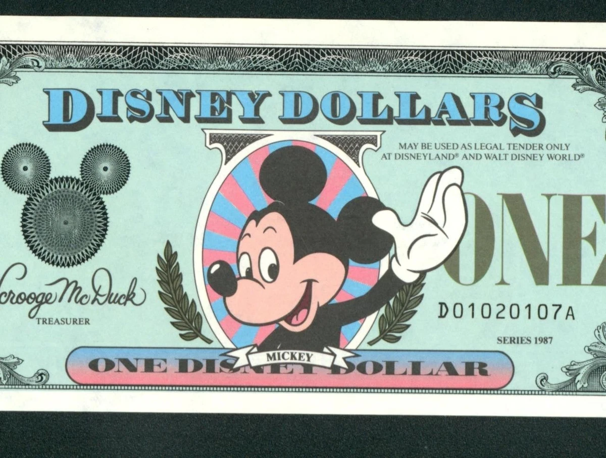 Disney Dollars 1987 for sale | eBay
