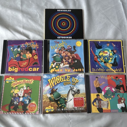 Wiggles CDs Bulk Original Cast 90s 00s Music Wiggly Wiggly World ABC Kids x7