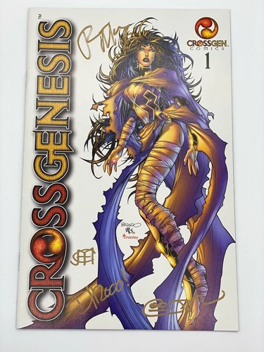 Crossgenesis # 1 CrossGen Comics Brandon Peterson Cover Autographed