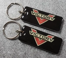 Victory Vision Vegas 8 Ball Hammer Gunner Magnum Motorcycle Key Ring NS 2 Pack