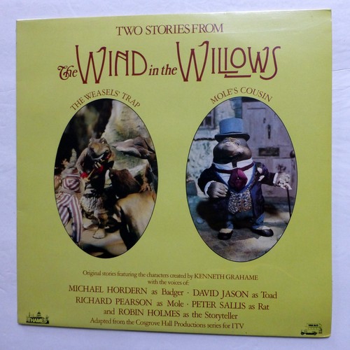 Two Stories From The WIND IN THE WILLOWS LP SEALED Badger TOAD Mole RAT ...