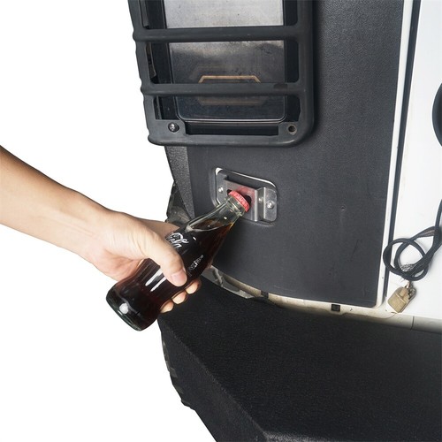 Fit Wrangler Jeep JK 07-18 2/4 Doors Stainless Steel Number Plate Bottle Opener - Bild 2 von 12