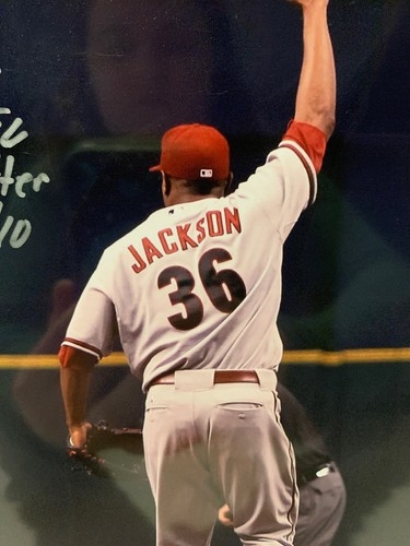 Edwin Jackson Signing Arizona Diamonbacks 8x10 Photo MLB Authenticated - Picture 3 of 4