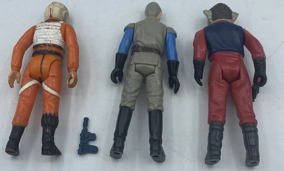 Vintage 1977-80s Star Wars Rebel Lot of 6 figures Last 17 Gen Lando Leia - Image 4 of 4