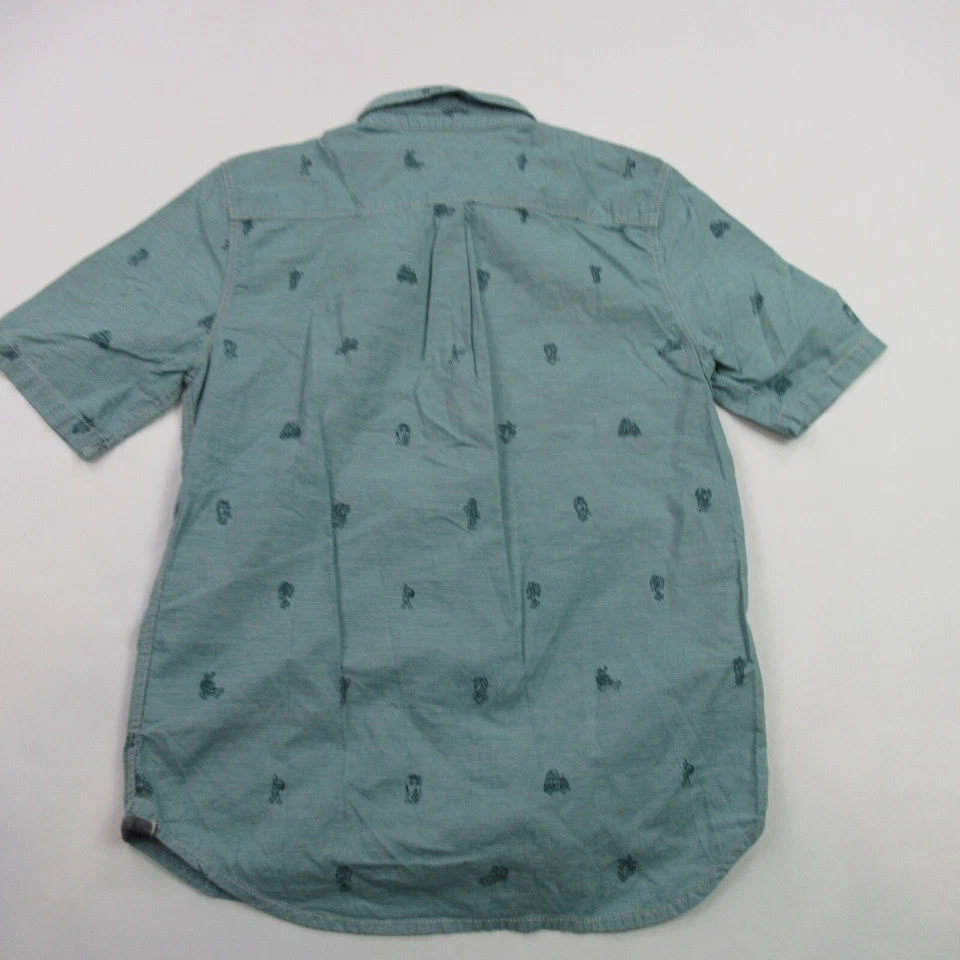 Vans Shirt Boys Large Short Sleeve Casual Button Front Pockets Lightweight - Image 3 of 4