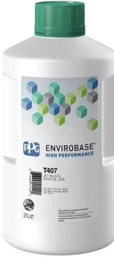 T407 PPG Refinish Envirobase  2 Liter Jet Black  FREE SHIPPING!  - product listing photo