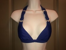 Red Carter Tie Braided Bikini Top Purple Size XS 4 NEW