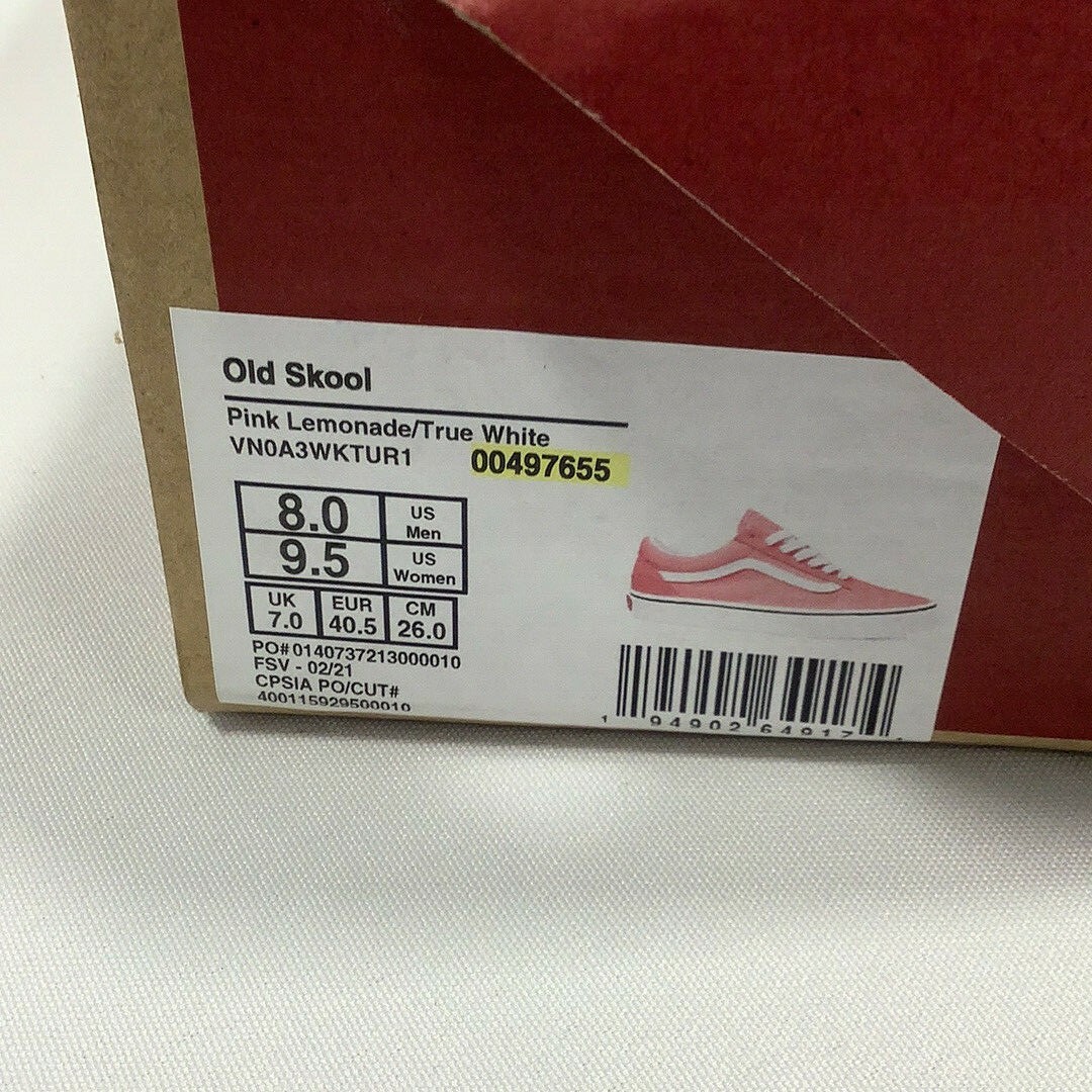 VANS☆SLIP ON☆PINK LEMONADE/TRUE WHITE - rikyu-home.com