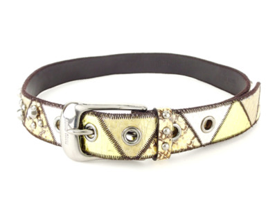 miumiu belt Gold Brown Woman unisex Authentic Used T7188 | eBay