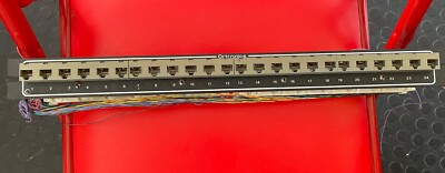 Ortronics 24 Port Patch Panel OR-851004904 CAT5 T568B, 851004904, 2U