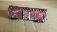 NS1 N Scale Box Car Knuckler Couplers Custom Weathered Great Basin SI 52315