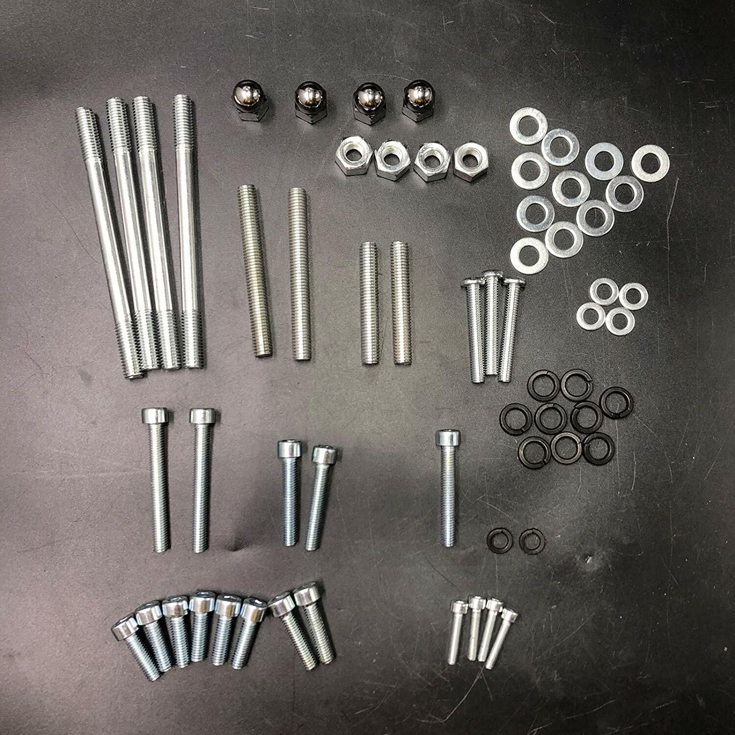 Motor Bolts Studs,Screws Set,2 Stroke Gas Motor 66cc/80cc,Gas Motorized Bicycle