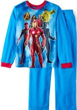 Avengers Infinity Wars Pajamas 4 5 6 7 8 Boys 2 Piece Flannel Set New Sleepwear
