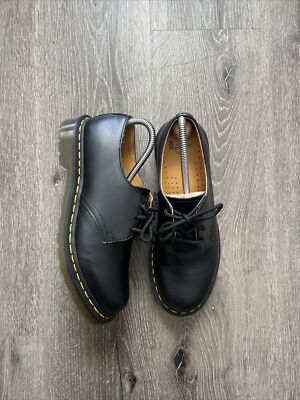 Martens EYE Leather Oxfords 11837002 BLACK SMOOTH WMNS SIZE 10