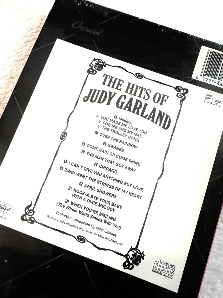 JUDY GARLAND SEALED LONGBOX CD PROMO CAPITOL RECORDS BOX OVER THE RAINBOW ALBUM Foto 4 de 4
