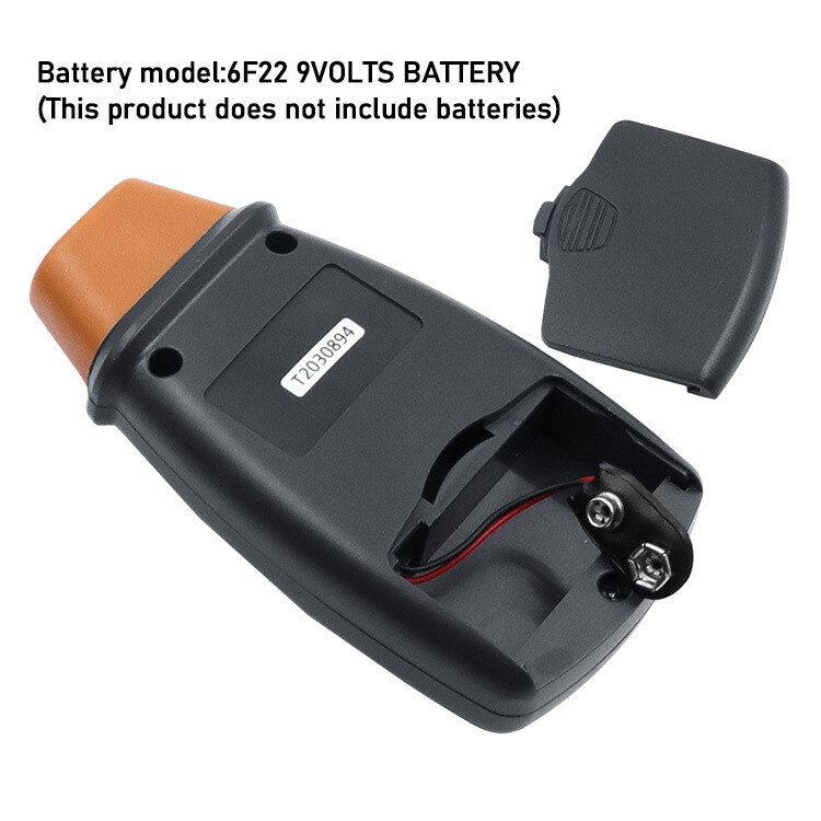 Speed Gun DT-2234C+ Laser Digital Tachometer - Non-Contact RPM Meter 2.5-99999 RPM With Memory & Reflective Tape Motor Speed Measuring Tool