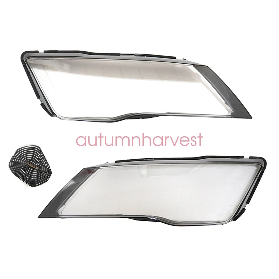 2x Para Audi A7 S7 RS7 12-15 Faro Delantero Transparente Lente Carcasa + Pegamento Sellado Foto 3 de 4