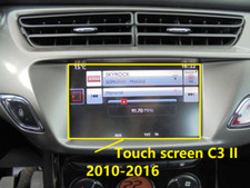 Citroen C3 VETRO TOUCH SCREEN PER DISPLAY RADIO 9816246080 9814159380 ricambio