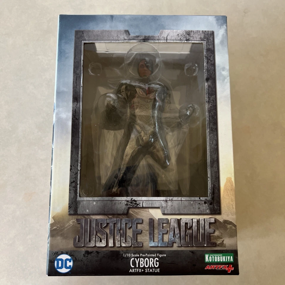 Figura Kotobukiya SV214 ARTFX+ DC Universe Liga de la Justicia Cyborg Escala 1/10 NUEVA Foto 3 de 4