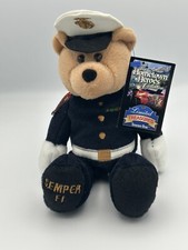 Limited Treasures HOMETOWN HEROS Collection Semper Fi US Marine Plush Bear