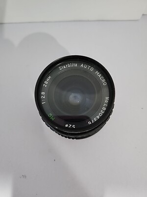 Starblitz CAMERA LENS Auto Macro MC 28mm F/1.28  UNTESTED 