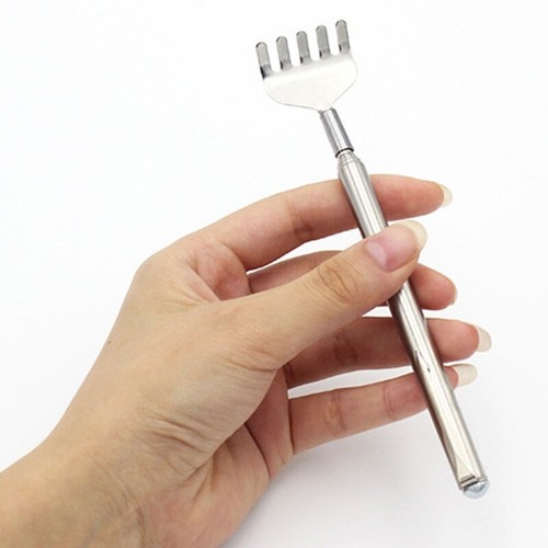 Back Scratcher Extendable Scratching Backscratcher Massager Stainless Steel - Picture 4 of 8