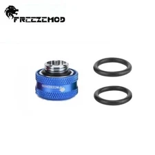 FreezeMod G1/4 Compression Fitting for 14mm OD Hard TUBE Water Cooling in Blue