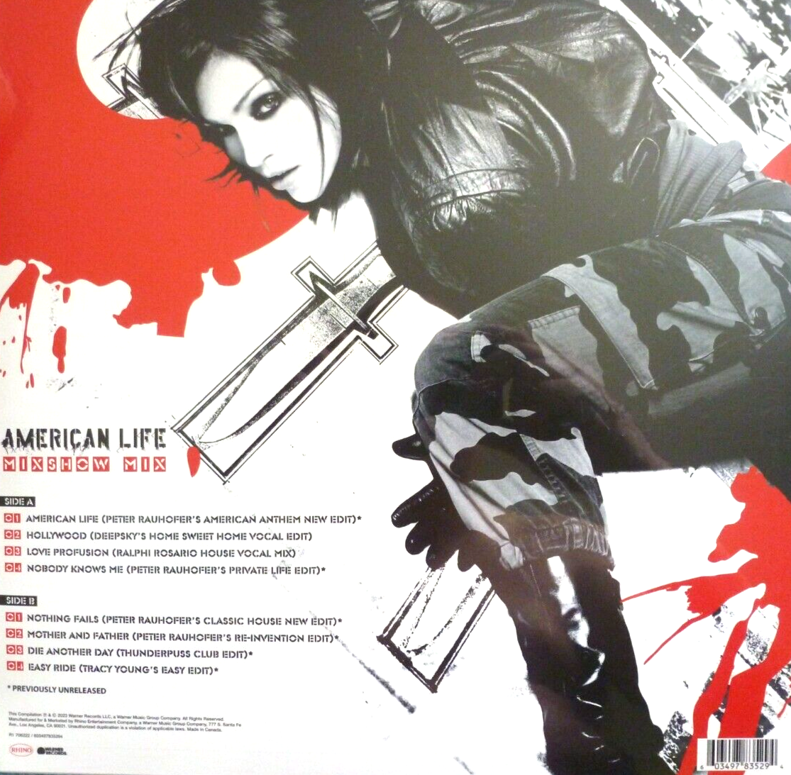 洋楽 Madonna American Life Mixshow Mix RSD Amazon.com: American Life Mixshow Mix (In Memory of Peter