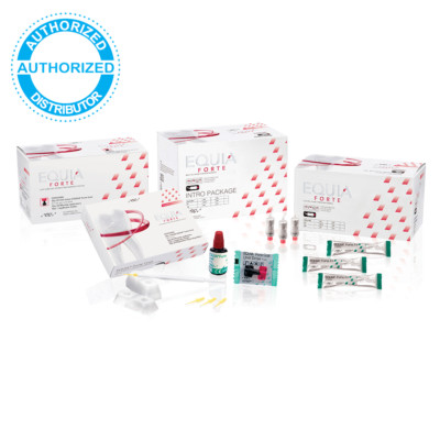 GC EQUIA Forte Bulk Fill Glass Hybrid Restorative INTRO PACKAGE Different Shades