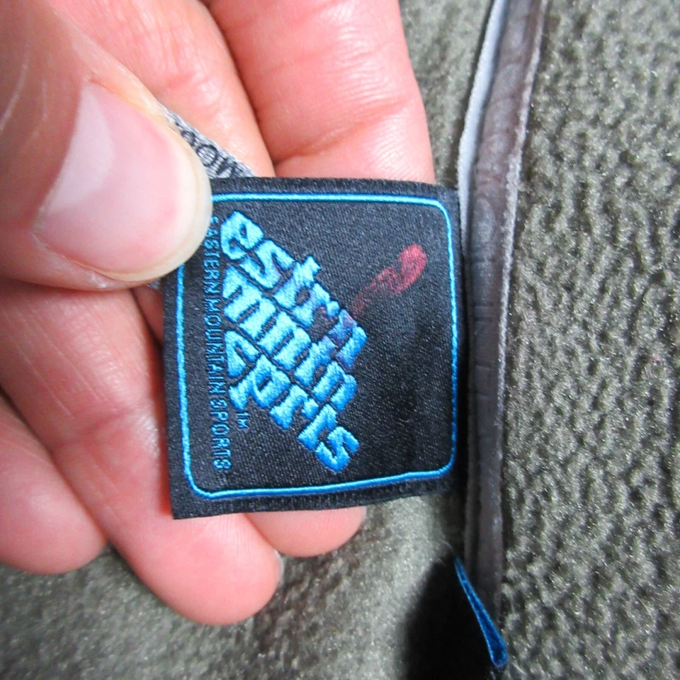 Sudadera deportiva Eastern Mountain para hombre grande verde bloque de color polar Foto 4 de 4