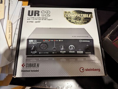 Steinberg - UR 12 2x2 USB 2.0 Audio Interface with 1xD-PRE and 192 kHz support