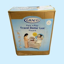 Graco Pack 'n Play Travel Dome Lux 4-in-1 Baby Playpen  Bassinet - Linden