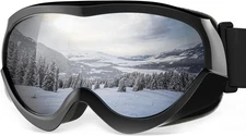 OutdoorMaster Kids Ski Goggles - Helmet Compatible Snow Goggles for Boys & Girls