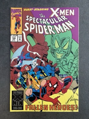 The Spectacular Spider-Man #199 (1993) – X-Men – Beast & Cyclops – VF/NM - Bild 1 von 4