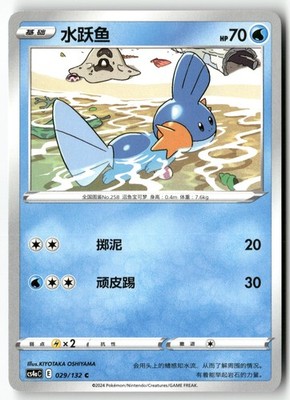 Mudkip 029/132 Pokemon Chinese Nine Colors Gathering - Friends 2024