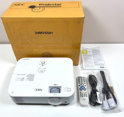 NEC NP-ME331X 3300 Lumens XGA 3LCD Conference Room Projector White New Open Box